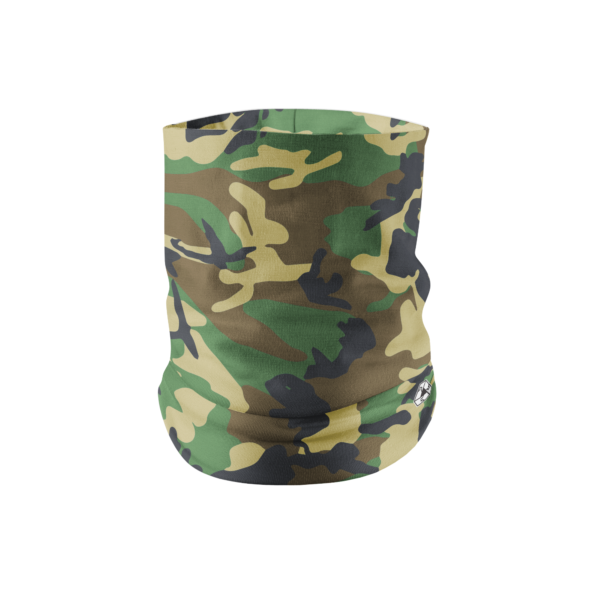 BDU Military Camo Neck Gaiter | Recycled And Eco-Friendly, Dual Layer ...